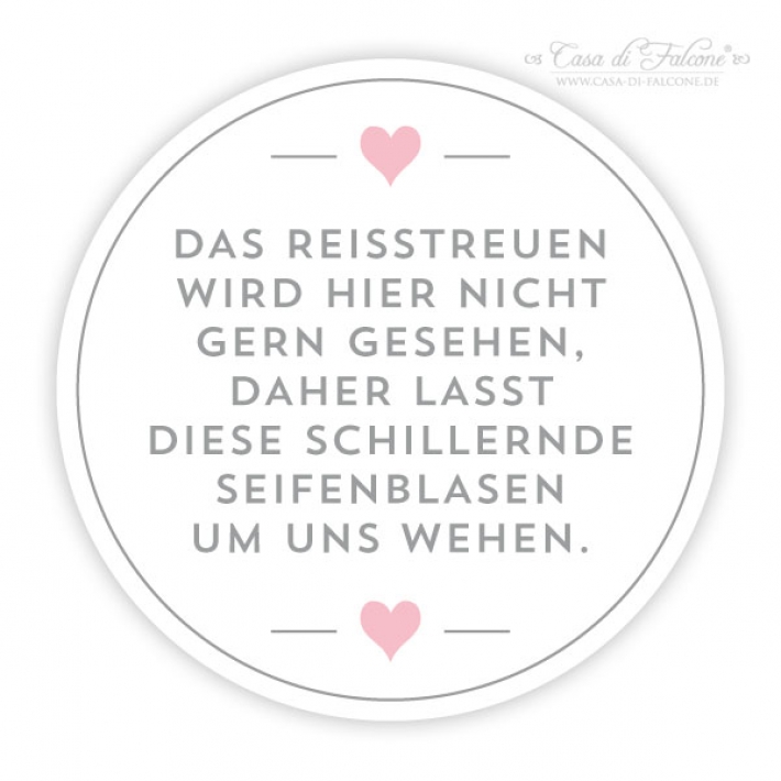 Personalisierte Hochzeitsaufkleber Wunschtext, modern