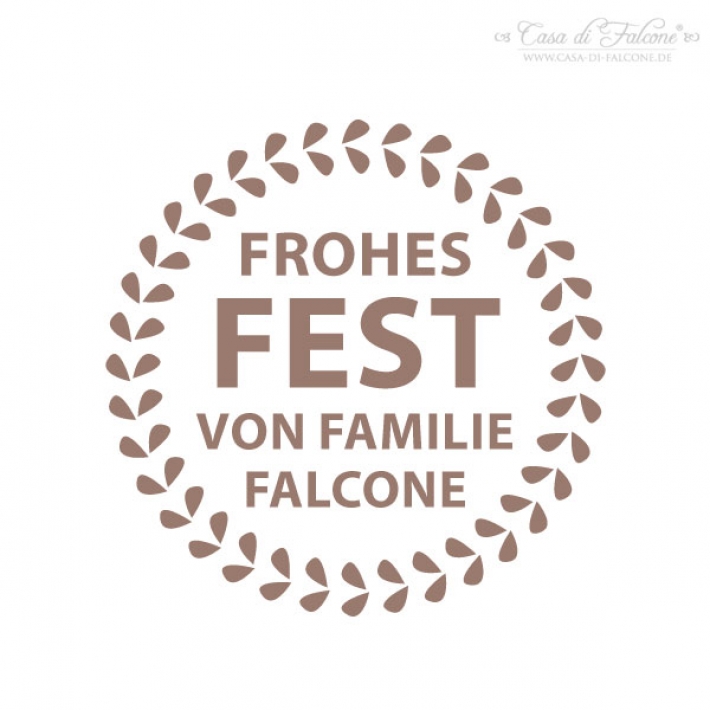 Personalisierter Keksstempel Weihnachten Kranz