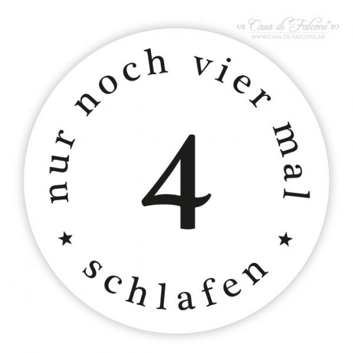 Adventskalenderzahlen Rckwrts Farbwahl