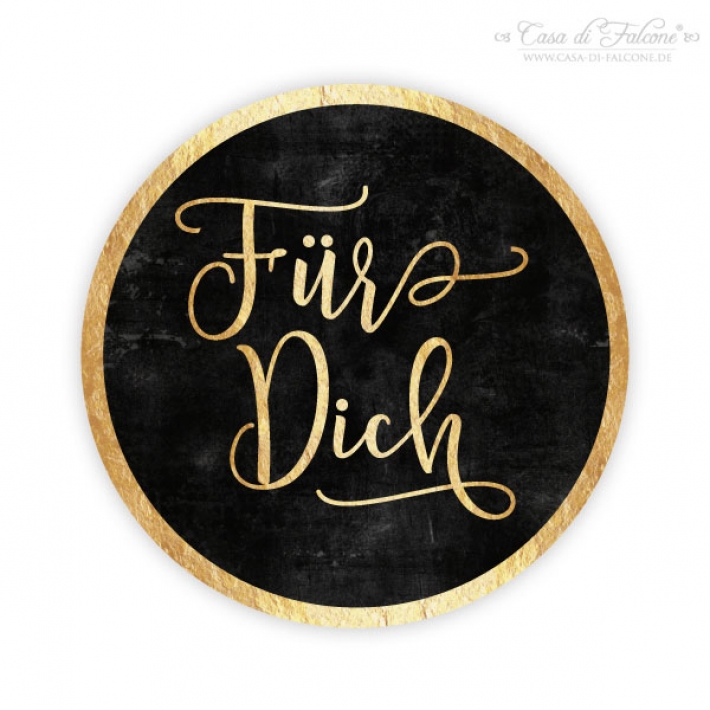 Textaufkleber Fr Dich