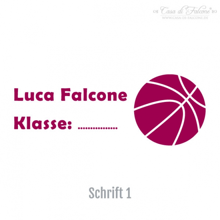 Schulstempel Basketball