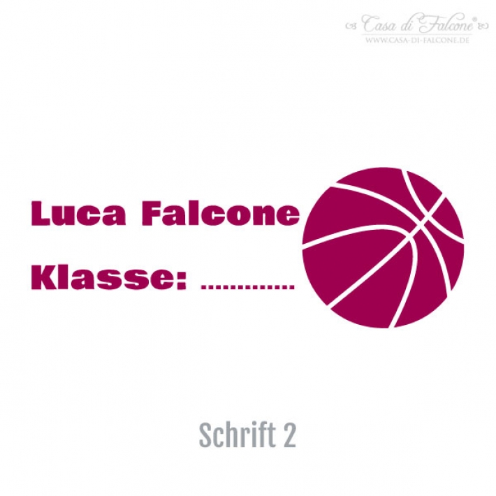 Schulstempel Basketball