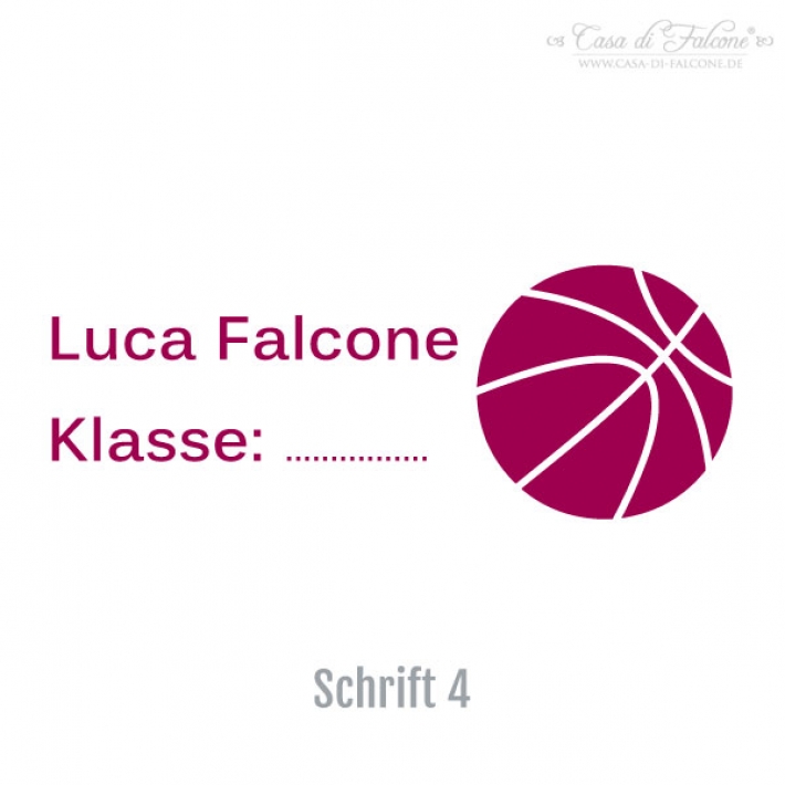Schulstempel Basketball