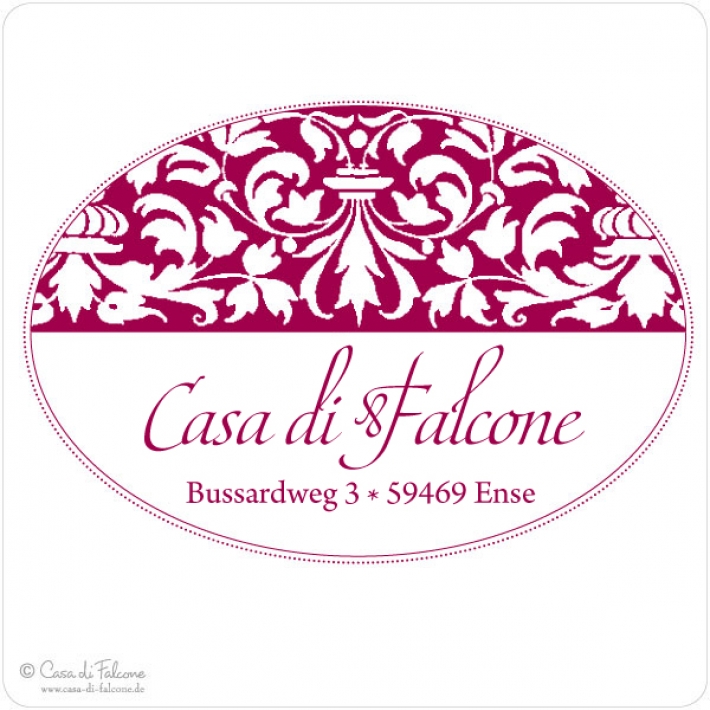 Adressstempel Ornament II