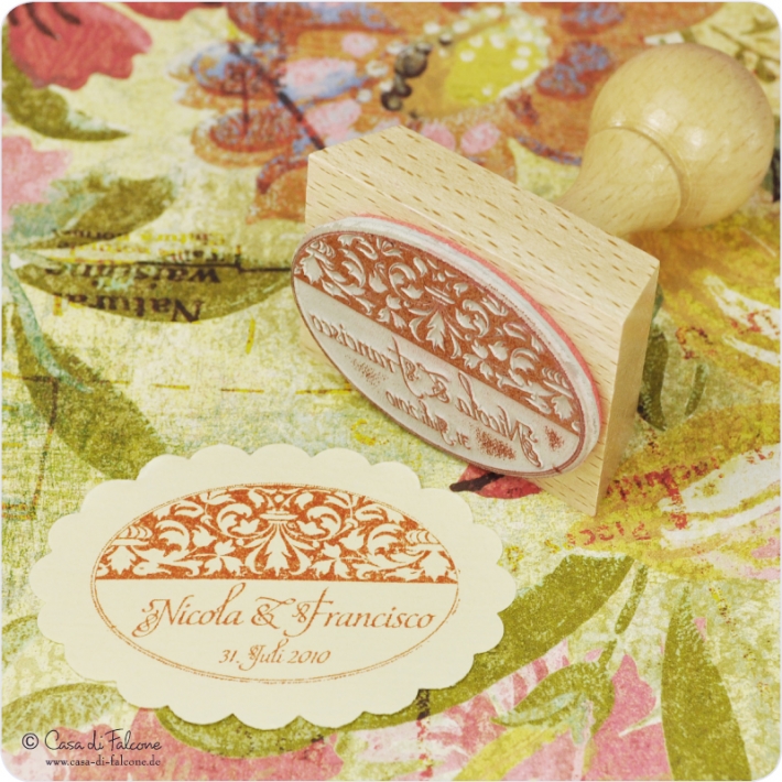 Adressstempel Ornament II