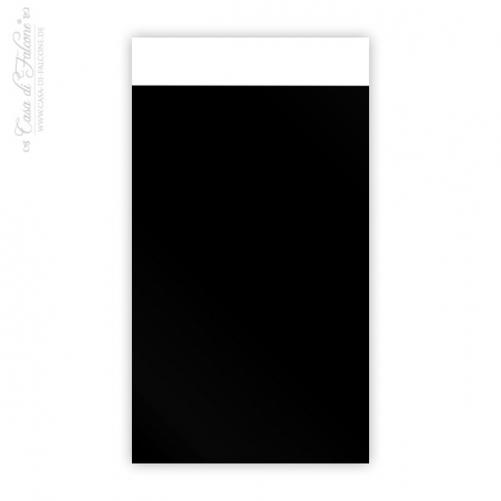 Papiertte 10x18 cm schwarz