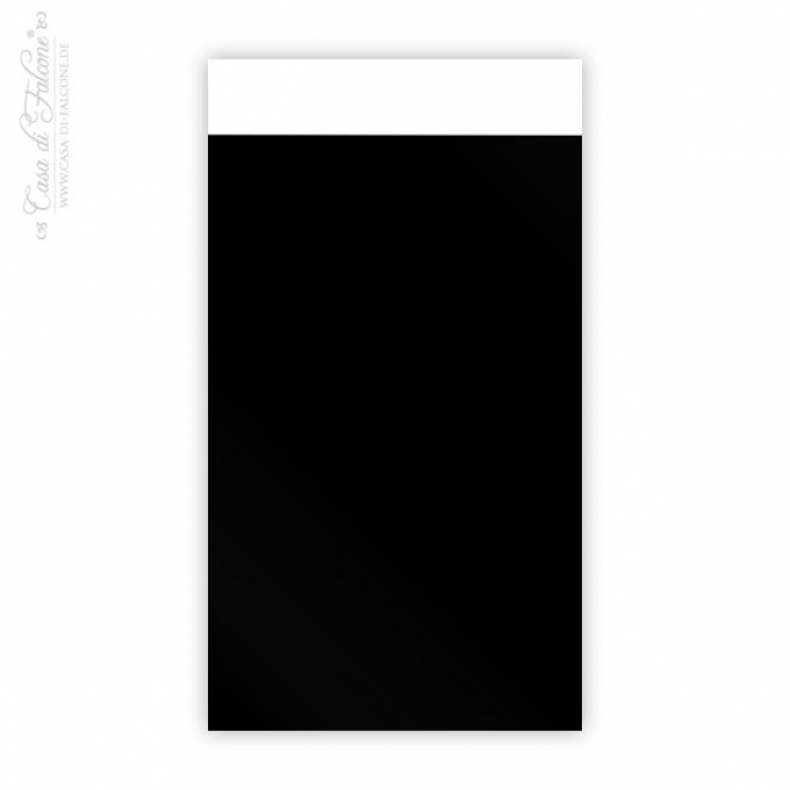 Papiertte 10x18 cm schwarz