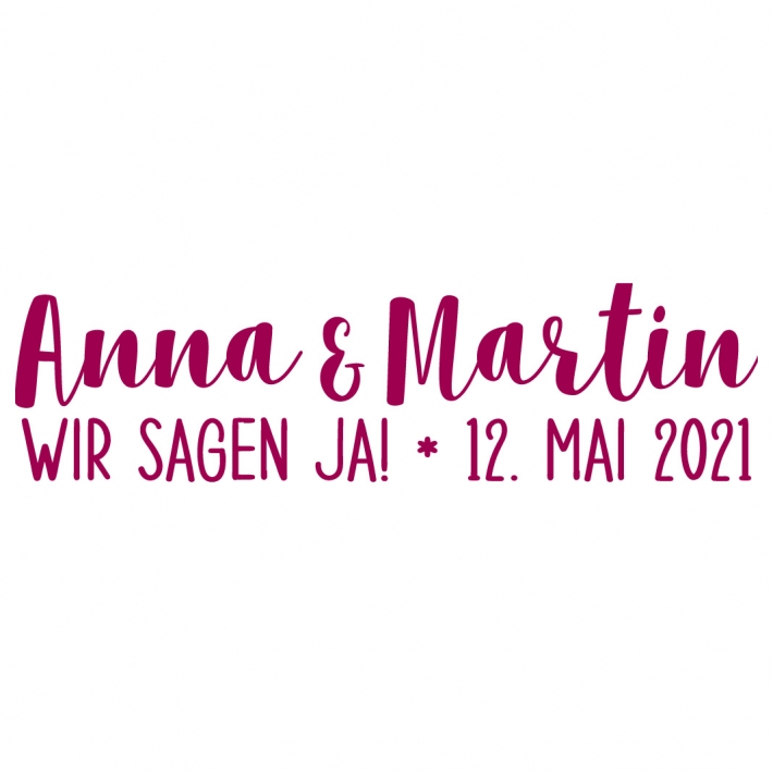 Adressstempel eckig modern 3.