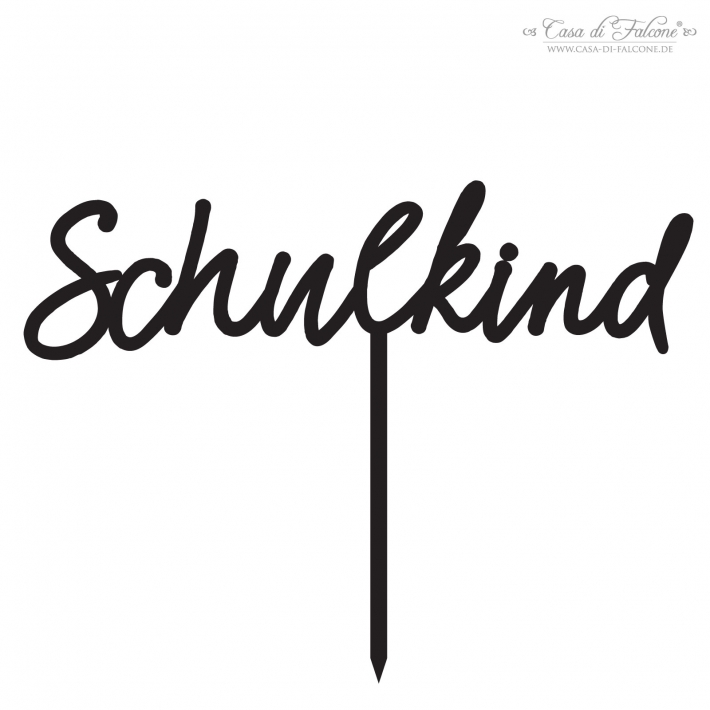 Cake topper Schulkind zur Einschulung I Schulanfang