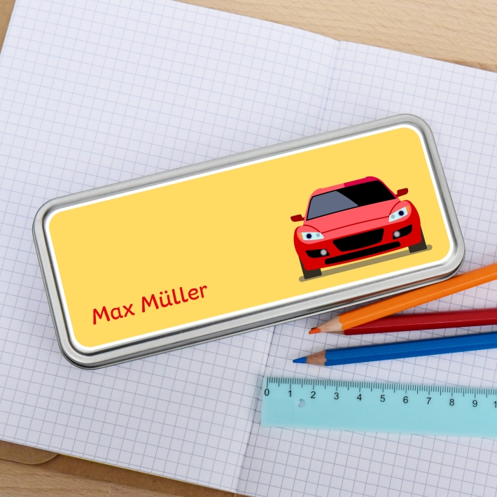 Stiftedose I Stiftebox fr die Schule Auto