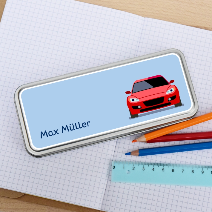 Stiftedose I Stiftebox fr die Schule Auto