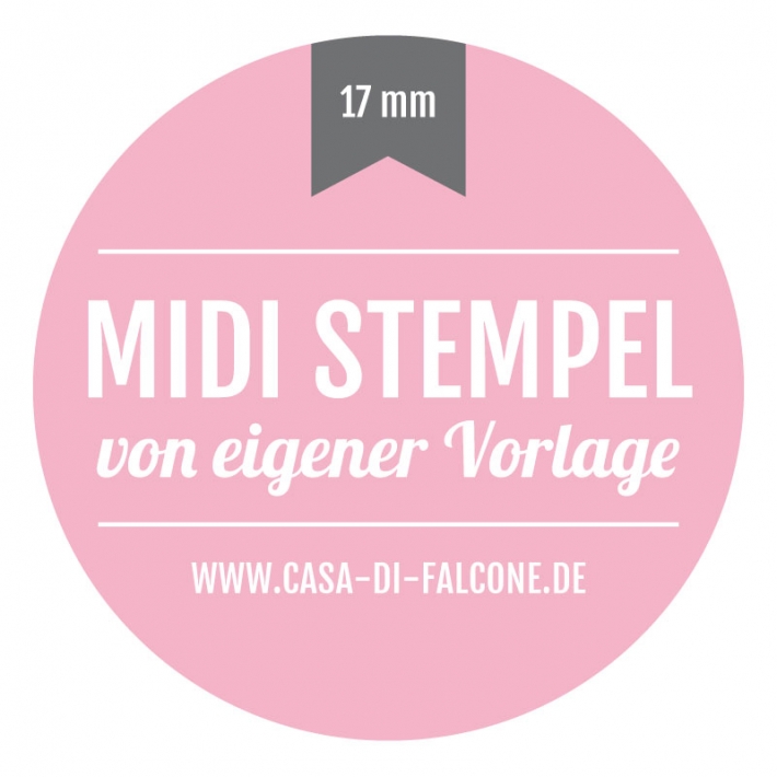 MIDI Stempel rund 17 mm