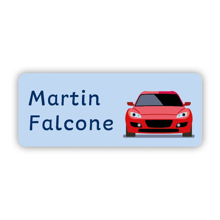 Stifteaufkleber I Kleine Namensaufkleber Auto