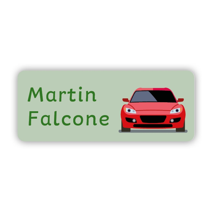 Stifteaufkleber I Kleine Namensaufkleber Auto