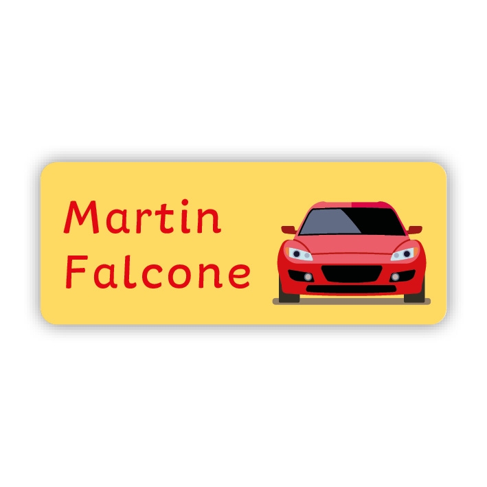Stifteaufkleber I Kleine Namensaufkleber Auto