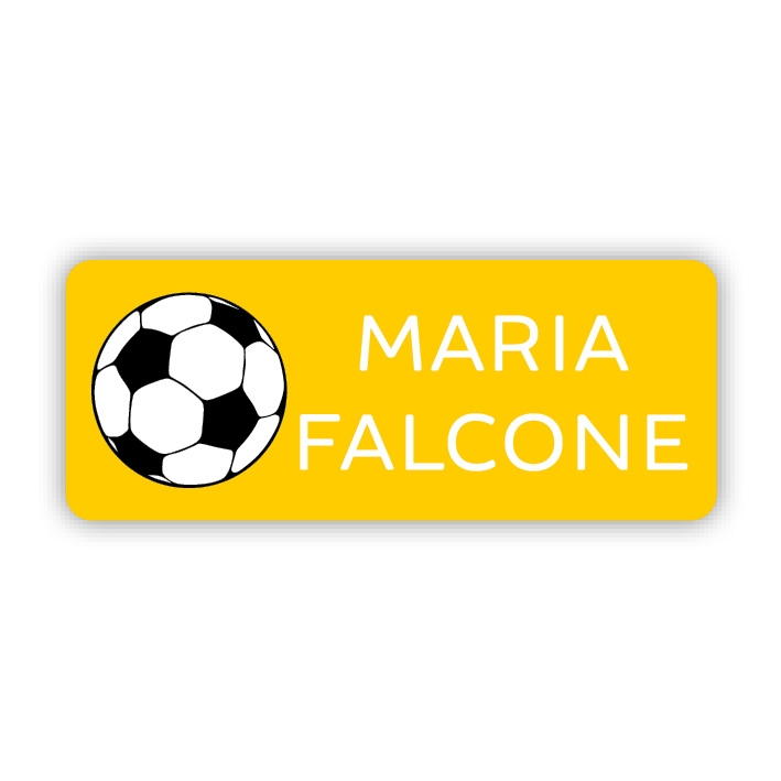 Stifteaufkleber I Kleine Namensaufkleber Fuball