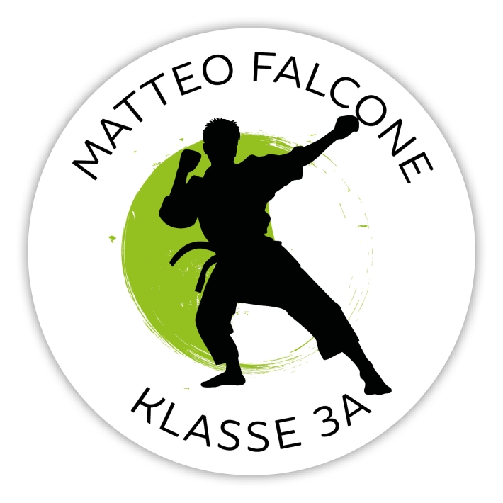 Schulaufkleber I Namensaufkleber fr die Schule Judo I Karate I