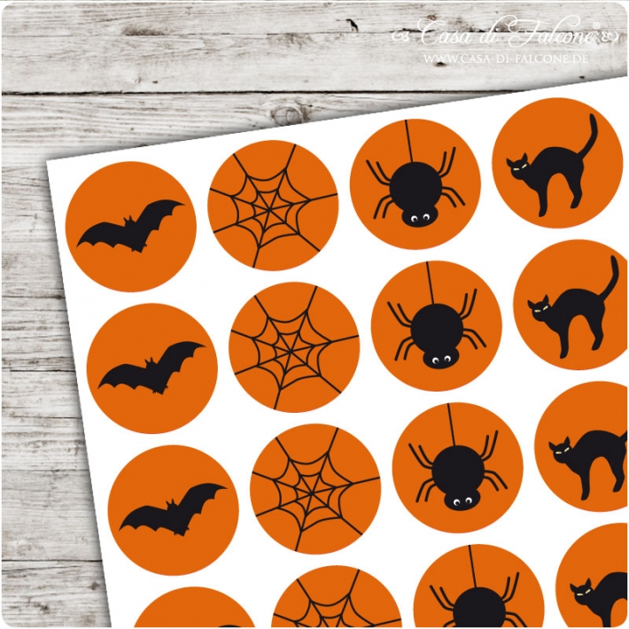 Mini Motivaufkleber Halloween