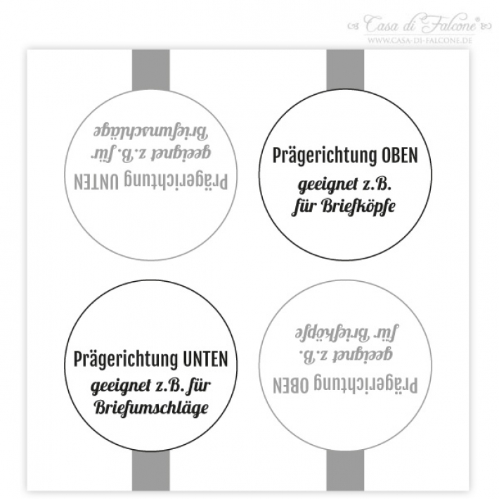 Prgestempel - Elegance - Initialen I