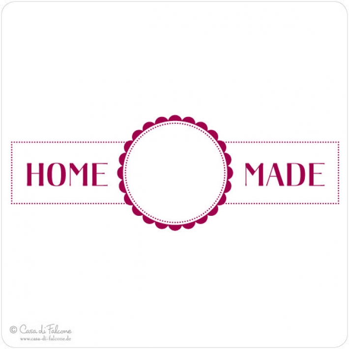 Motivstempel Label Homemade