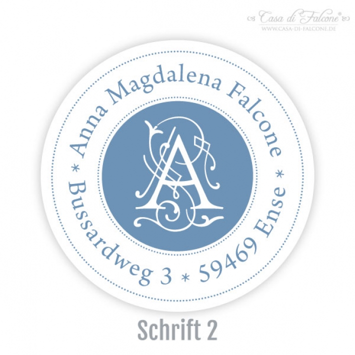Aufkleber Initiale I