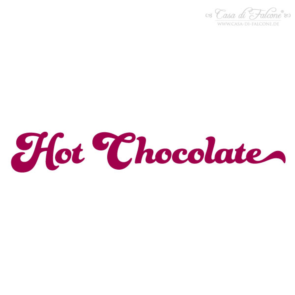 Textstempel Hot Chocolate