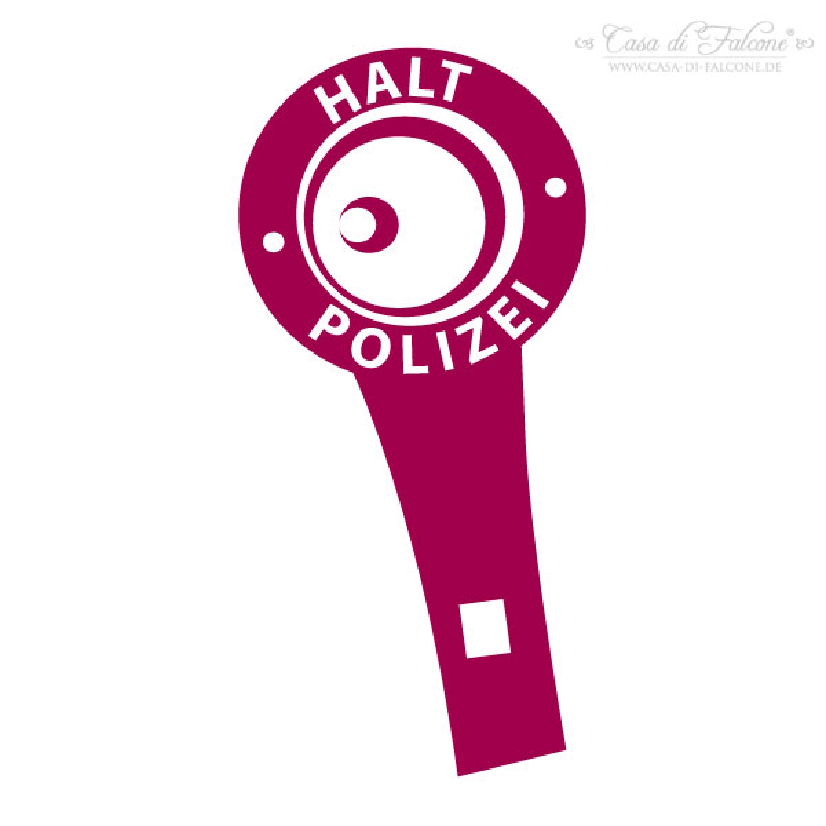 Maxi Motivstempel Polizeikelle