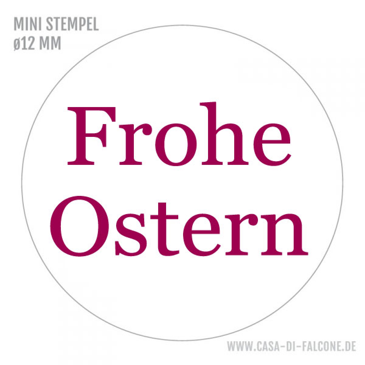 MINI Textstempel Frohe Ostern