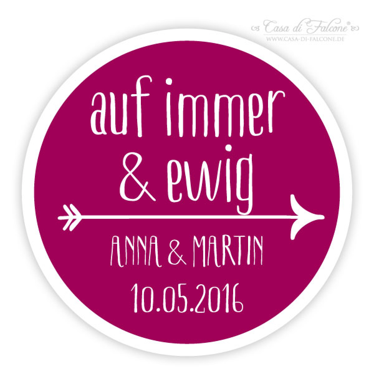 Personalisiert Aufkleber Hochzeit Personalisiert Sticker Namen div