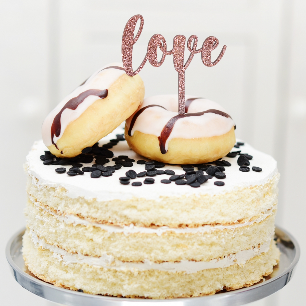 Mini Cake Topper love 6er Set