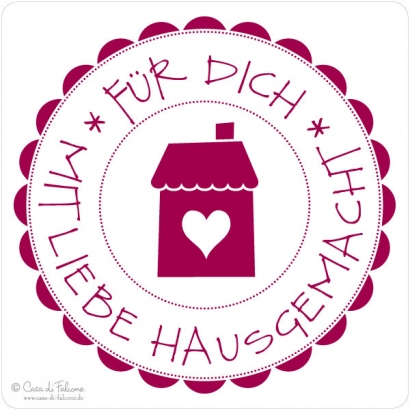 Motivstempel Mit Liebe hausgemacht