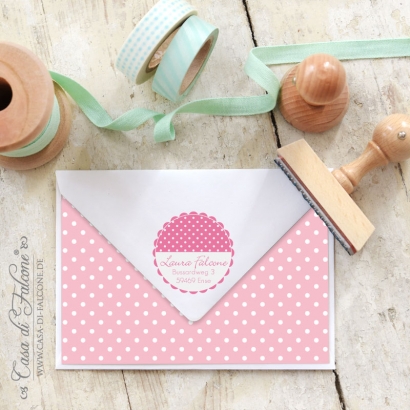 Adressstempel Dots III