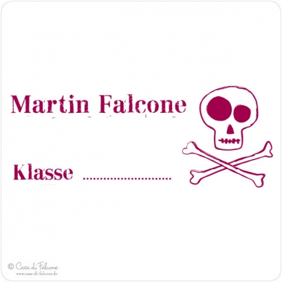 Schulstempel Pirat