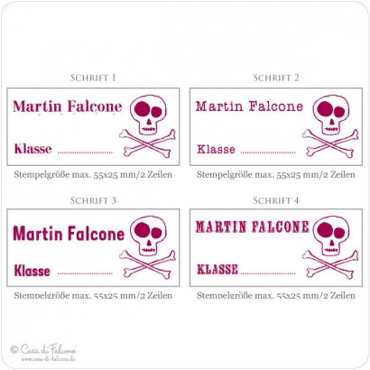 Schulstempel Pirat