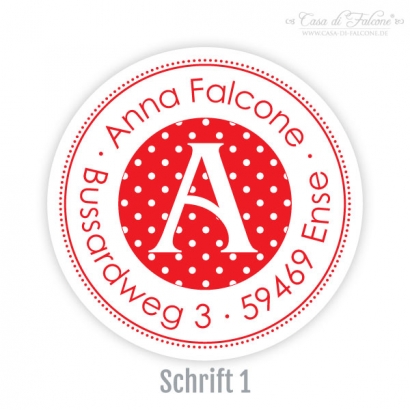 Aufkleber Polka Dots I