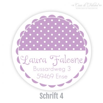 Aufkleber Polka Dots III