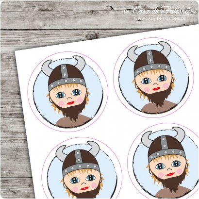 Motivaufkleber Wikinger