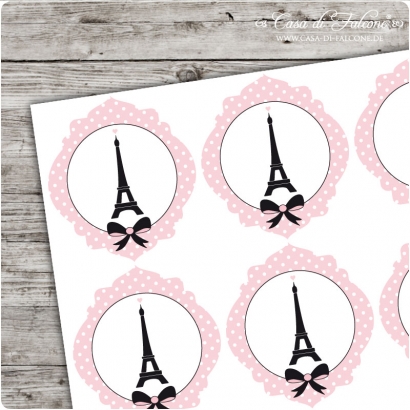 Motivaufkleber Eiffelturm