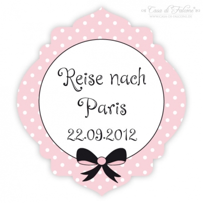 Personalisierte Aufkleber Paris