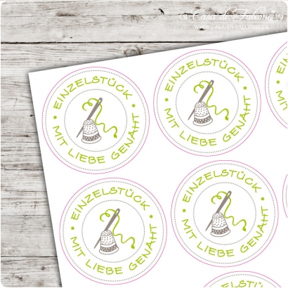 Motivaufkleber Einzelstck genht