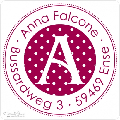 Adressstempel Dots I