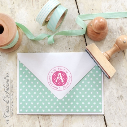 Adressstempel Dots I