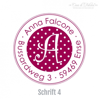 Adressstempel Dots I