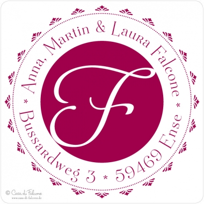 Adressstempel Initiale II
