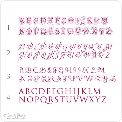 Personalisierter Adressstempel Familie, Klassik