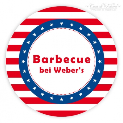 Personalisierte Aufkleber Stars & Stripes