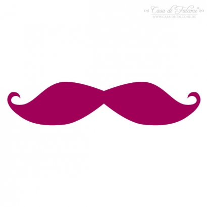 Motivstempel Mustache