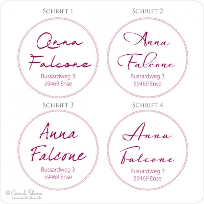 Adressstempel Simple III
