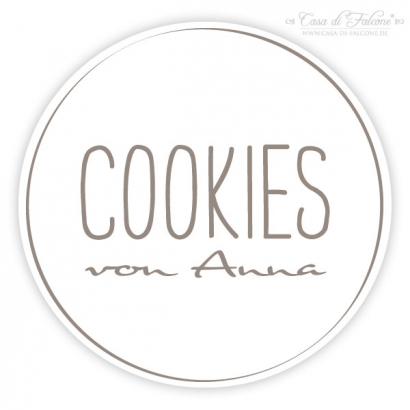 Aufkleber Cookies simple