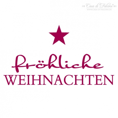 Stempel frhliche Weihnachten